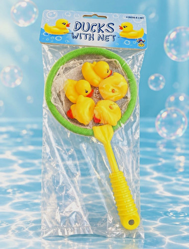 Rubber ducks bath toy - set, with