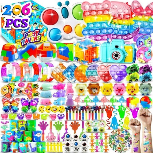 206pcs assorted party bag - party, toys