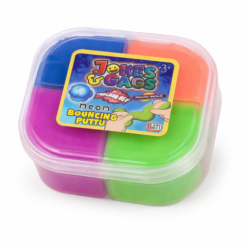 Neon bouncing putty tub - putty,