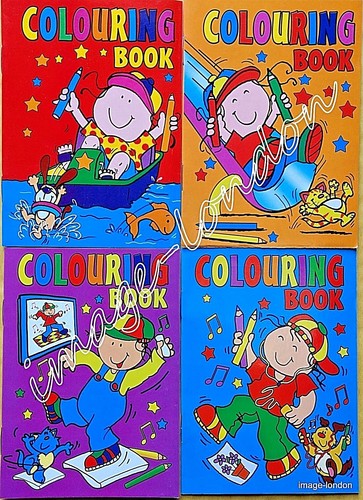 Mini colouring books for - books,
