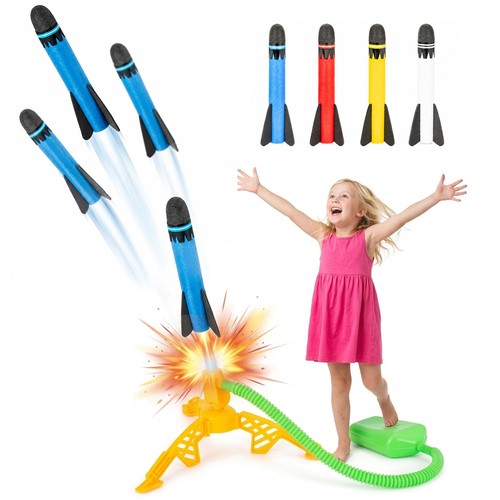 4pcs foam rocket - rocket, launcher