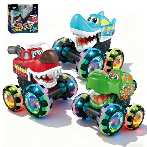Monster truck press and car - go,