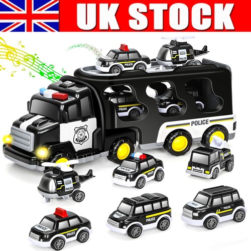 Truck kids police car - truck,