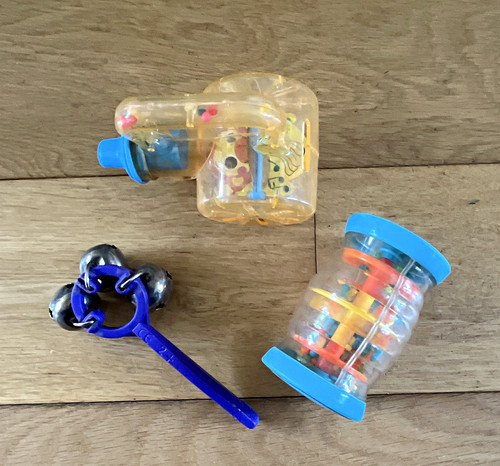 Kids rattle set - 3x,
