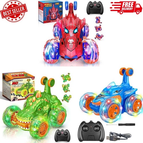 Spiderman stunt car remote - car,
