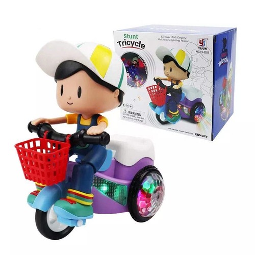 Boy spinning stunt glow - stunt,